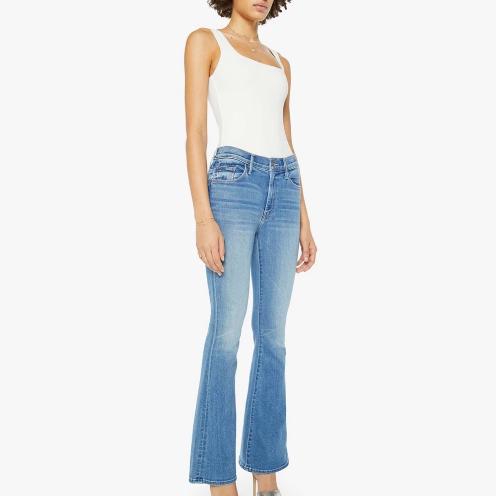 MOTHER Classic Blue Boot Cut Jeans